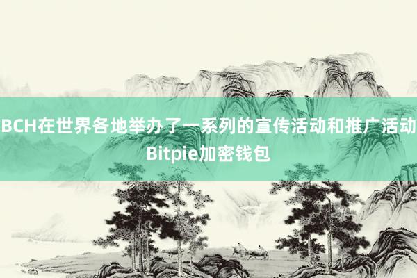 BCH在世界各地举办了一系列的宣传活动和推广活动Bitpie加密钱包